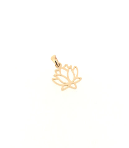 9ct Yellow Gold Lotus Flower Pendant