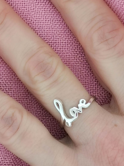 Love Ring Sterling Silver