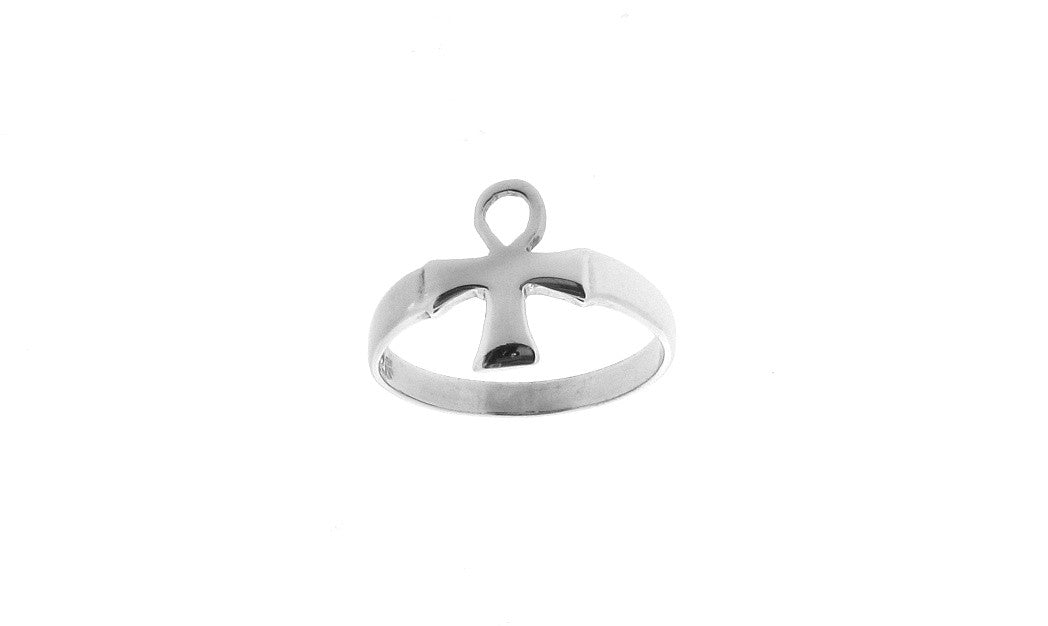 Ankh Cross Ring 925 Sterling Silver Ladies Mens Eternal Life Symbol