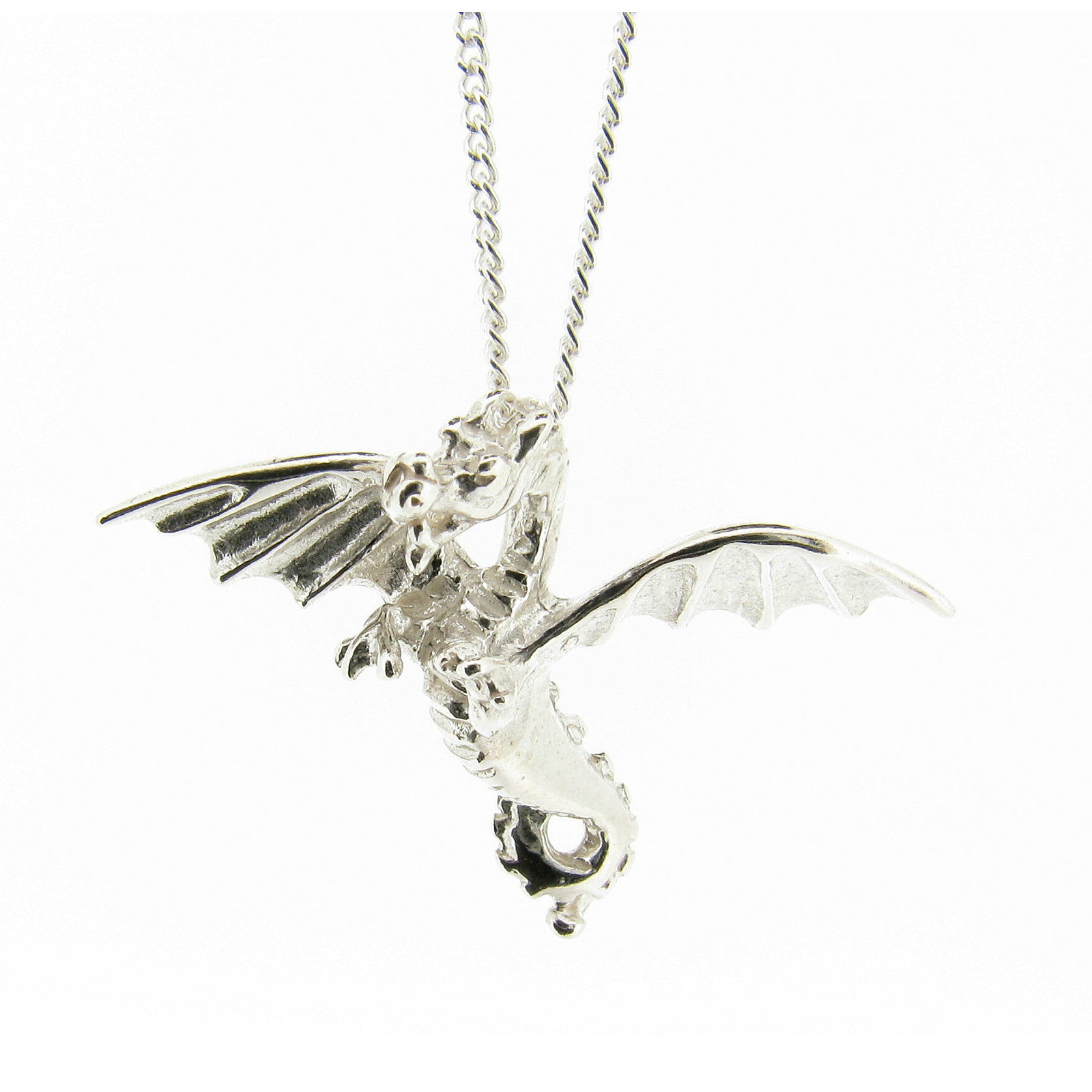 Silver Dragon Pendant newest 925